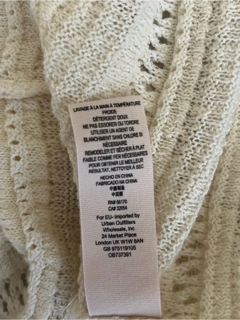 Free People Someday Crochet Sweater Size M